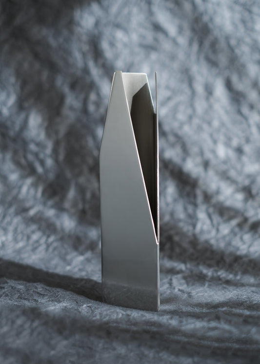 Slit Vase / KAKU Silver Mirror 抗菌仕様