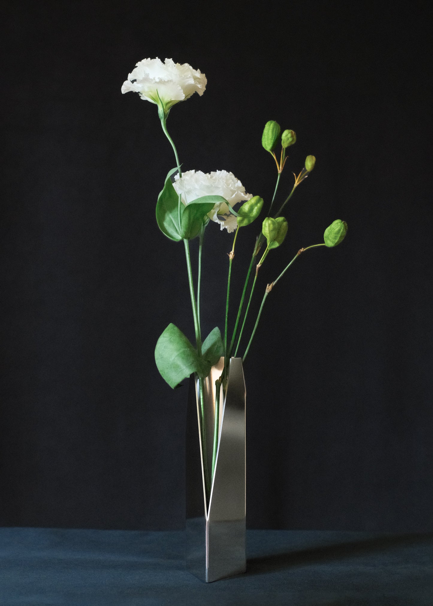 Slit Vase / KAKU Silver Mirror 抗菌仕様